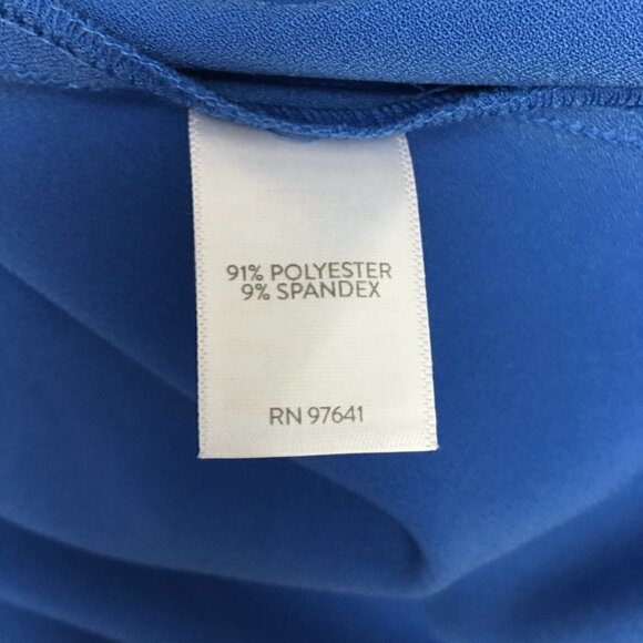 NEW J. Jill Christian Siriano Blue Dress 3/4 Bell Sleeves Pullover Size XS - Picture 7 of 9